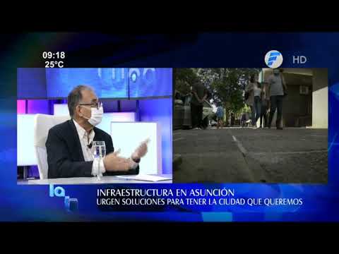 Mala infraestructura en Asunción son causas de raudales