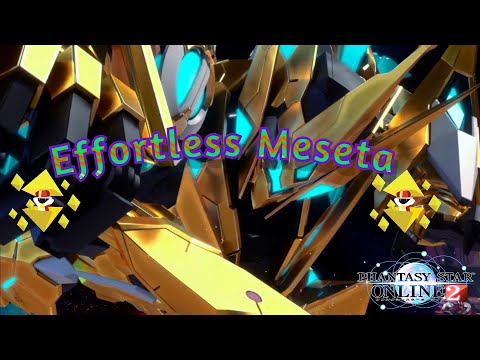 Phantasy Star Online 2 - Most Lazy Way To Make Meseta