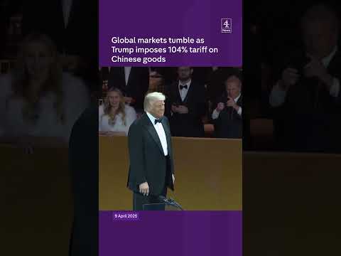 Markets tumble after Trump China tariff