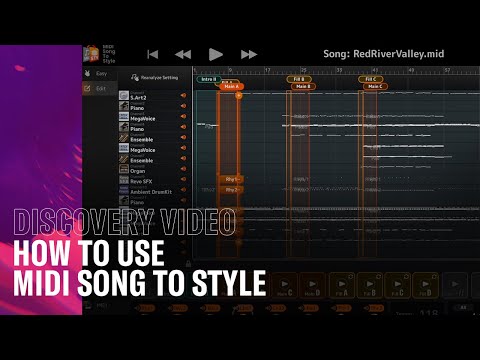 How To Use MIDI Song To Style