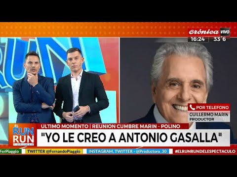 Guillermo Marín: Gasalla me dijo que no podía continuar