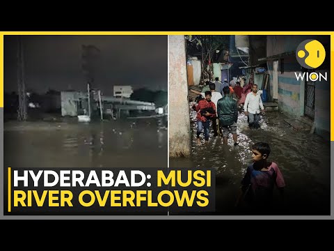 Hyderabad Flooded As Musi River Overflows  WION