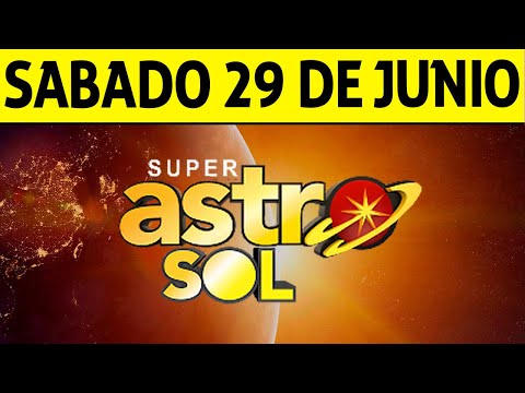 Resultado de ASTRO SOL del Sábado 29 de Junio de 2024  SUPER ASTRO