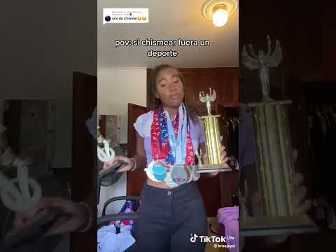 Pov: si chismear fuera un deporte...