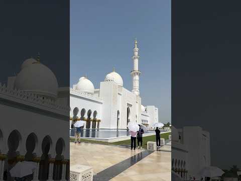 Sheikh Zayed Grand Mosque @ Abu Dhabi, UAE阿联酋首都阿布达比的谢赫·扎耶德大清真寺#beautifulview #travel #abudhabi