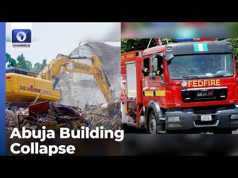 FCDA Brings Down Remains Of Collapsed Building At Abidjan Street Wuse Zone Three