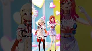 【ホロライブMMD】一条莉々華＆音乃瀬奏「会いにKiTE!」#mmd #hololive #regloss #一条莉々華 #音乃瀬奏 #sh