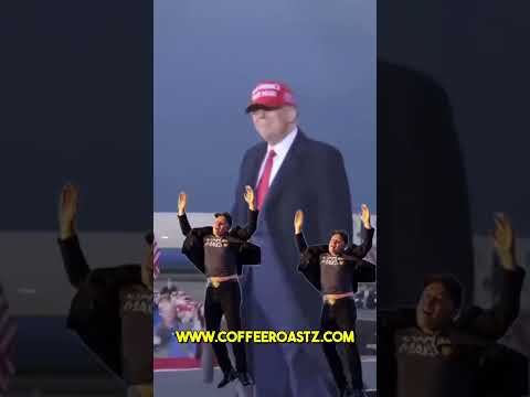 TRUMP MANHANDLES DANCING ELON MUSK