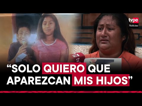 Callao: madre de familia busca a sus hijos desaparecidos tras ir a comprar al mercado