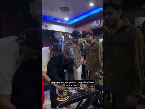 Saiyaara success 🙌 celebration Thank you all of you #ahaanpanday #Saiyaara #azharfitness