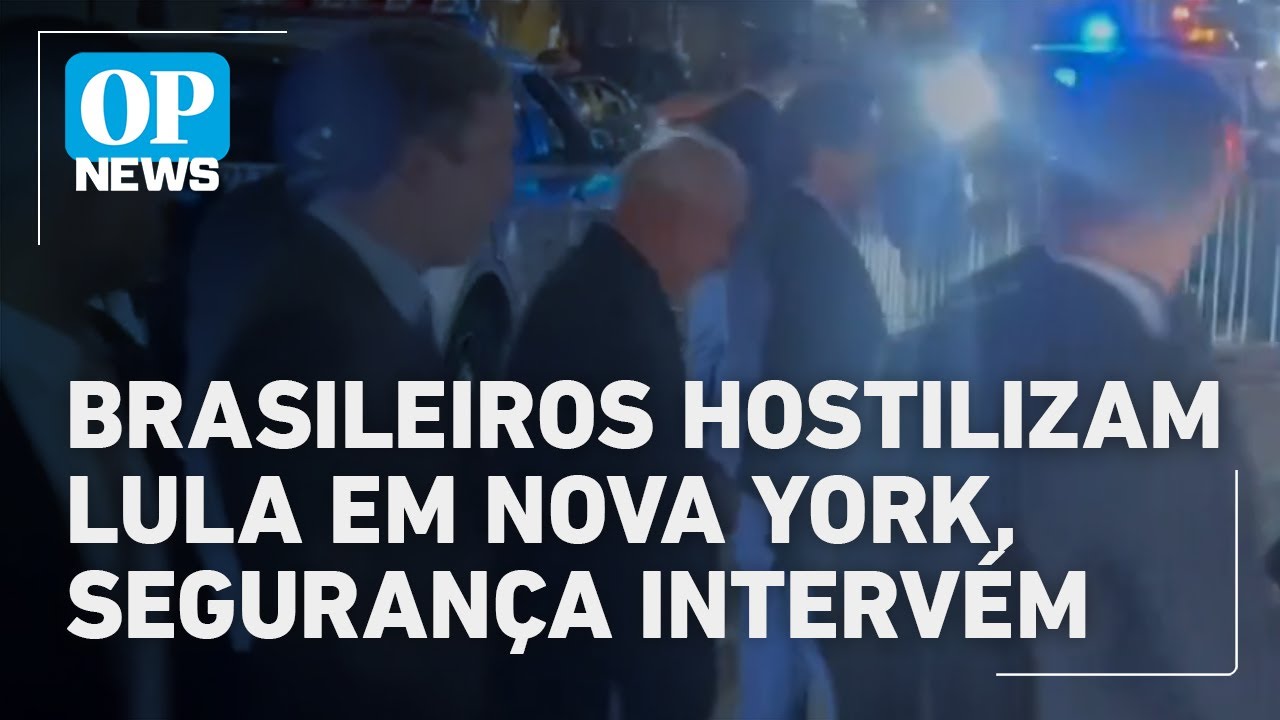 Opositores gritam ladrão e defendem Trump na chegada de Lula a Nova York | O POVO News