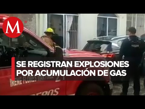En Xalapa, dos explosiones de tanques de gas dejan cuatro heridos