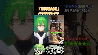 【TSUNAMI】ハモリチャレンジ！　#shorts