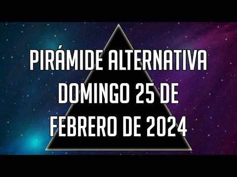 Pirámide Alternativa para el Domingo 25 de Febrero de 2024 - Lotería de Panamá