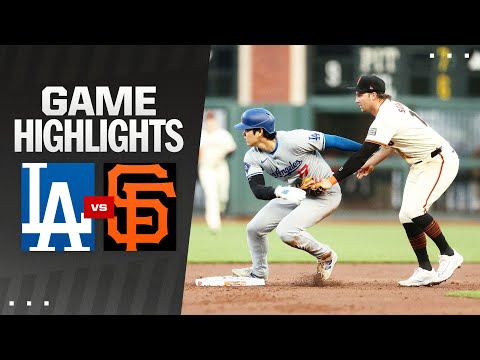 Dodgers vs. Giants Game Highlights (5/13/24) | MLB Highlights - BVM Sports