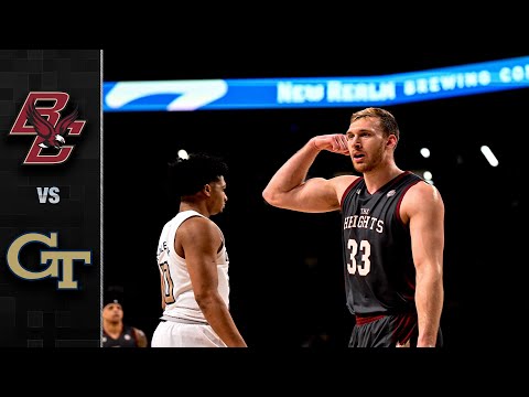 Acc Football Basketball 🏀 Boston College vs. Georgia Tech Men's Basketball Highlights (2021-22)