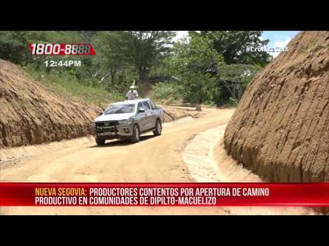 Más apertura de caminos productivos en Nueva Segovia - Nicaragua