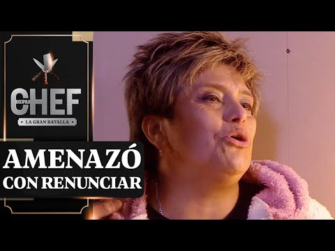 SOY LA ÚNICA NOMINADA: Marisol Pierola se retiró enfurecida de El Discípulo del Chef