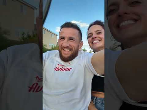 UFC fighter Merab Dvalishvili takes Nina Drama for a crazy ride on his couch scooter LOL