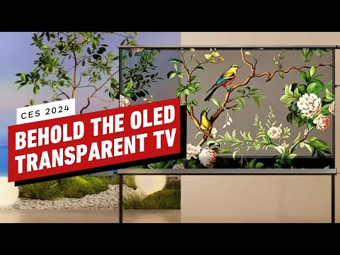 LG's New Transparent TV is Perfect for Gaming (It's a 4K OLED TV with 120Hz and VRR Support!)