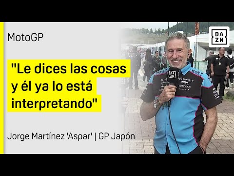 Jorge Martínez 'Aspar' y el punto fuerte de David Alonso en Moto3: Quiere aprender contínuamente