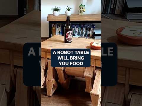 A robot table will bring you food | New Technology | Pro robots