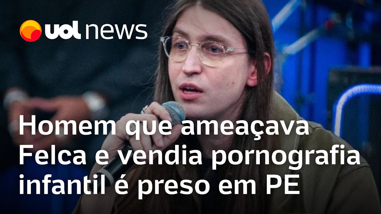 Homem que ameaçava Felca e vendia pornografia infantil é preso em Pernambuco