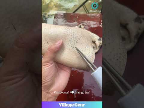 How is This SO SATISFYING?😂Watching This Tiny Hair-Eating Machine is My New Favorite Thing! #gadget