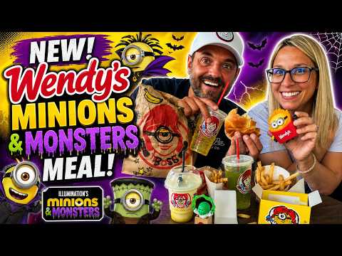 Wendy's Minions & Monsters Meal! *Unboxing*