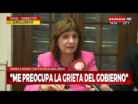 Patricia Bullrich con Crónica HD: En Argentina no hay presos políticos