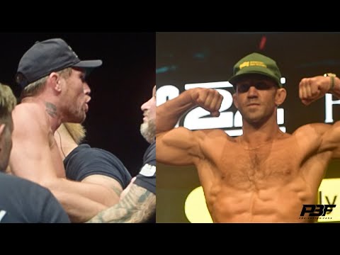 DARREN TILL GOES FOR LUKE ROCKHOLD IN CRAZY WEIGH IN BRAWL AS TENSIONS FLARE
