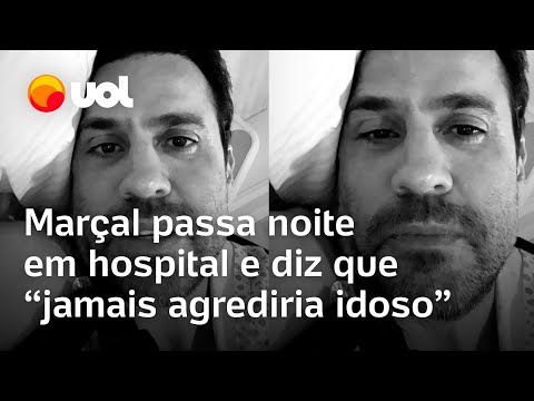 Pablo Marçal fala de agressão de Datena com cadeira: 'Jamais agrediria idoso', diz em hospital