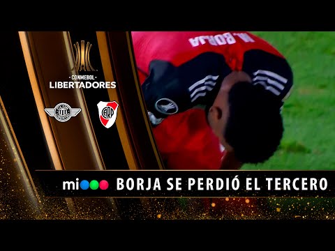 Borja se perdió el tercero - Libertad vs- River - Libertadores 2024