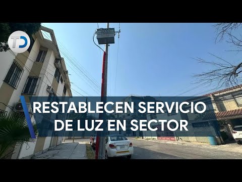 Tras una semana sin energía eléctrica, restablecen servicio en la colonia Tecnológico