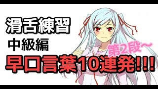 中級 早口言葉10連発!! 2 バーチャルYoutuber声優 未来彩