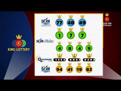 King Lottery SXM EN VIVO ? Resultados Viernes 13 de Octubre  2023 - 12:30PM