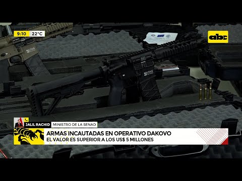 Entregarán a Santiago Peña arsenal incautado en el Operativo Dakovo