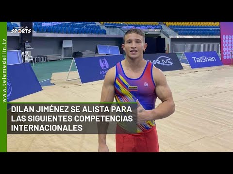 El gimnasta Dilan Jiménez se alista para las siguientes competencias internacionales - Telemedellín