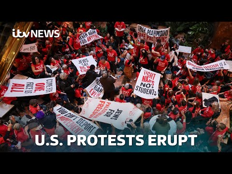 Jewish protesters arrested after storming Trump Tower demanding release of pro-Palestinian activist