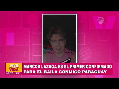 Marcos Lazaga es el primer confirmado para el Baila Conmigo Paraguay  Espectáculos En VLV