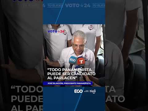 Blandón sobre Varela: Todo Panameñista puede ser candidato al Parlacen  #Short #ECONews