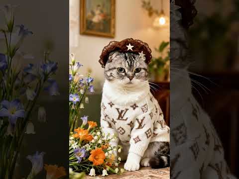 When Your Cat Has More Style Than You 😼✨ | Fashion Icon Kitty