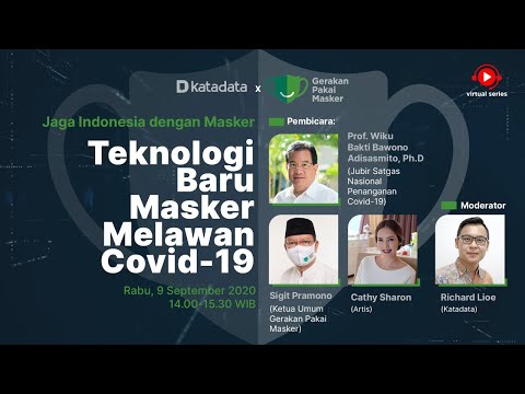 Katadata x GPM  "Jaga Indonesia dengan Masker: Teknologi Mssker Baru untuk Melawan COVID-19"