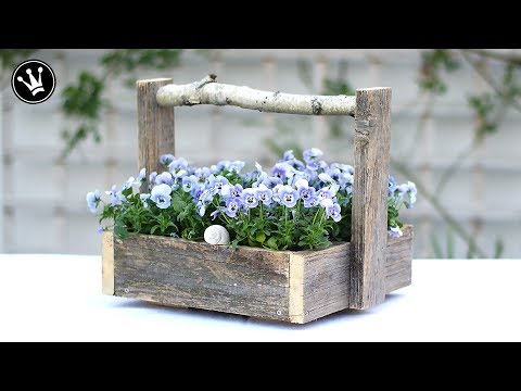 DIY - Kiste mit Griff aus altem Holz selber machen | Upcycling | Geschenkidee für Muttertag | How to