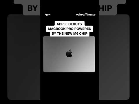 Apple unveils its new 14-inch MacBook Pro with the M6 chip. 💻
