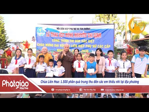 VIDEO: Chùa Liên Hoa tặng 1.500 phần quà trung thu đến các em thiếu nhi tại địa phương