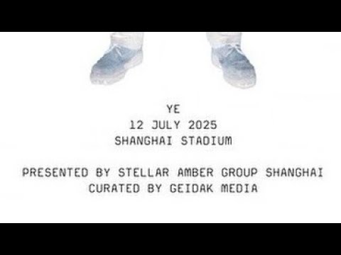 Ye Live Shanghai FULL | 12th July 2025