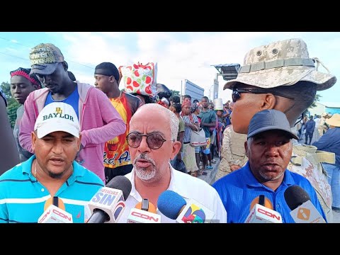 Comerciantes de la frontera ven positiva la organización en la entrada de haitianos al mercado