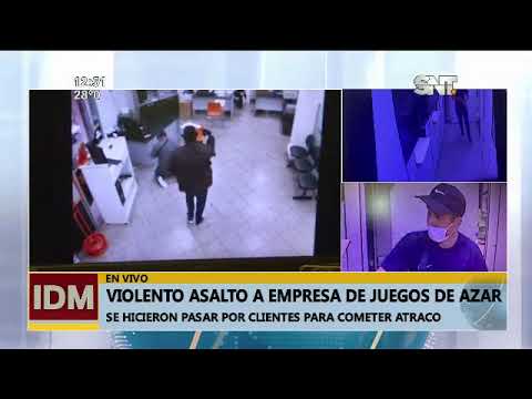 Violento asalto a empresa de juegos de azar sobre la Avda. Eusebio Ayala