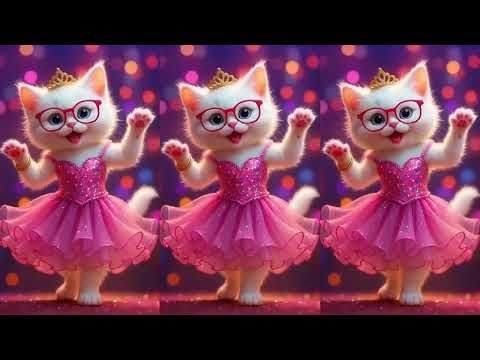 "Cartoon Cat Dance 😺🔥 बच्चों का मस्ती वाला डांस गाना | Funny Cat Dance Song" #cat